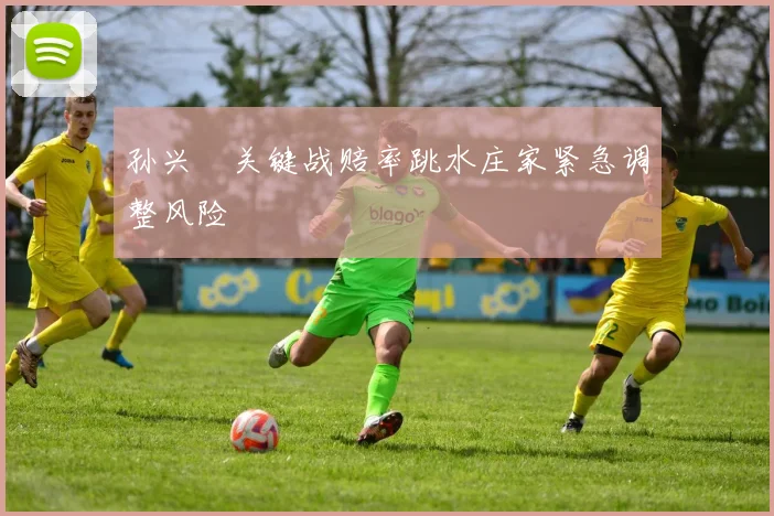 孙兴慜关键战赔率跳水庄家紧急调整风险